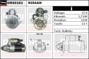 DRS0102 Startér Remy Remanufactured REMY