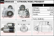 DRS0103 Startér Remy Remanufactured REMY