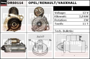 RAS31225 Startér Remy Smart REMY