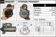 DRS0187 Startér Remy Remanufactured REMY