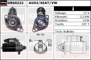 DRS0222 Startér Remy Remanufactured REMY