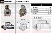 DRS0227 Startér Remy Remanufactured REMY