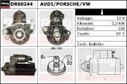 DRS0244 Startér Remy Remanufactured REMY