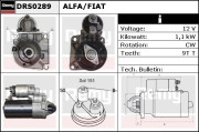 DRS0289 Startér Remy Remanufactured REMY