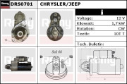 DRS0701 Startér Remy Remanufactured REMY