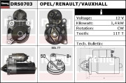 DRS0703 Startér Remy Remanufactured REMY