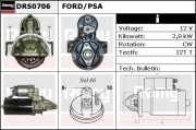 DRS0706 Startér Remy Remanufactured REMY