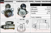 DRS0942 Startér Remy Remanufactured REMY