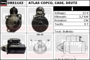 DRS1143 Startér Remy Remanufactured REMY