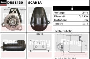 DRS1430 Startér Remy Remanufactured REMY