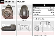 DRS1450 Startér Remy Remanufactured REMY