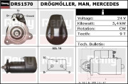 DRS1570 Startér Remy Remanufactured REMY