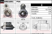 DRS1691 Startér Remy Remanufactured REMY