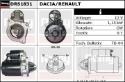 DRS1831 Startér Remy Remanufactured REMY