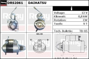 DRS2061 Startér Remy Remanufactured REMY