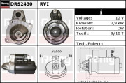 DRS2430 Startér Remy Remanufactured REMY