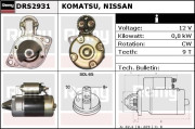 DRS2931 Startér Remy Remanufactured REMY