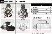 DRS3083 Startér Remy Remanufactured REMY