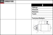 DRS3190 Startér Remy Remanufactured REMY