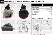 DRS3315 Startér Remy Remanufactured REMY