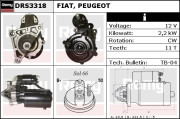 DRS3318 Startér Remy Remanufactured REMY