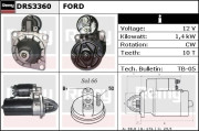 DRS3360 Startér Remy Remanufactured REMY