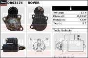 DRS3474 Startér Remy Remanufactured REMY