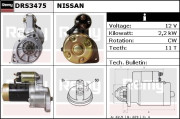 DRS3475 Startér Remy Remanufactured REMY