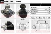 DRS3484 Startér Remy Remanufactured REMY