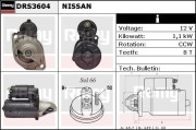 DRS3604 Startér Remy Remanufactured REMY