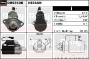 DRS3608 Startér Remy Remanufactured REMY