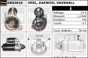 DRS3610 Startér Remy Remanufactured REMY