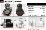 DRS3614 Startér Remy Remanufactured REMY