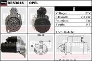 DRS3616 Startér Remy Remanufactured REMY