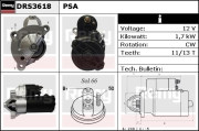 DRS3618 Startér Remy Remanufactured REMY