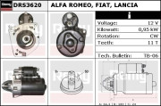 DRS3620 Startér Remy Remanufactured REMY