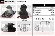 DRS3643 Startér Remy Remanufactured REMY