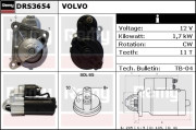 DRS3654 Startér Remy Remanufactured REMY