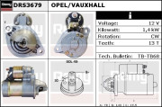 DRS3679 Startér Remy Remanufactured REMY