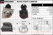 DRS3683 Startér Remy Remanufactured REMY