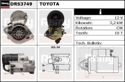 DRS3749 Startér Remy Remanufactured REMY