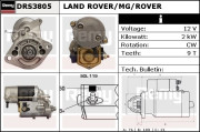 DRS3805 Startér Remy Remanufactured REMY