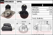 DRS3833 Startér Remy Remanufactured REMY