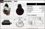 DRS3834 Startér Remy Remanufactured REMY