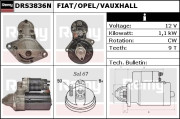 DRS3836N Startér Remy Gold REMY
