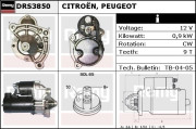 DRS3850 Startér Remy Remanufactured REMY