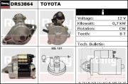 DRS3864 Startér Remy Remanufactured REMY