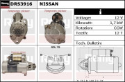 DRS3916 Startér Remy Remanufactured REMY