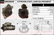 DRS3949 Startér Remy Remanufactured REMY