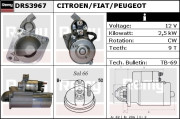 DRS3967 Startér Remy Remanufactured REMY